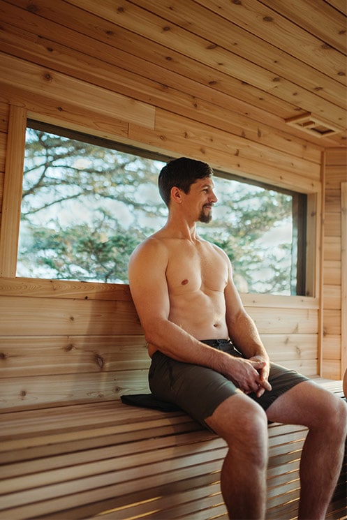 Cedar and Stone Nordic Sauna Athlete Recovery Experience