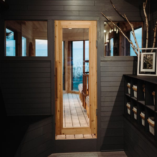 Cedar and Stone Nordic Sauna Design