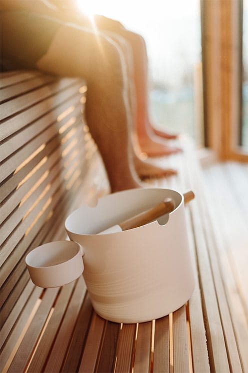 Cedar and Stone Nordic Sauna Sunrise Sauna