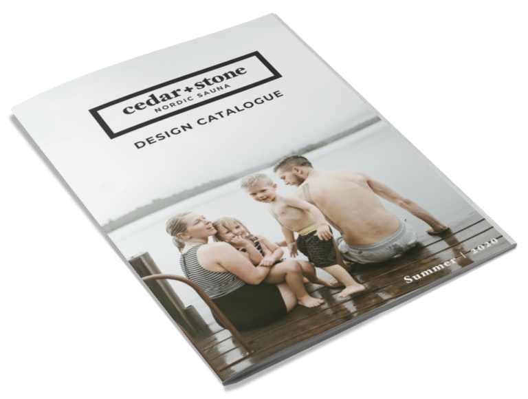 Cedar + Stone Nordic Sauna Summer 2020 Design Catalogue