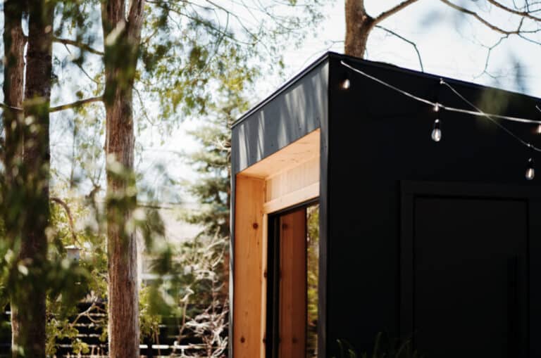 Modern Backyard Sauna Edina Minnesota