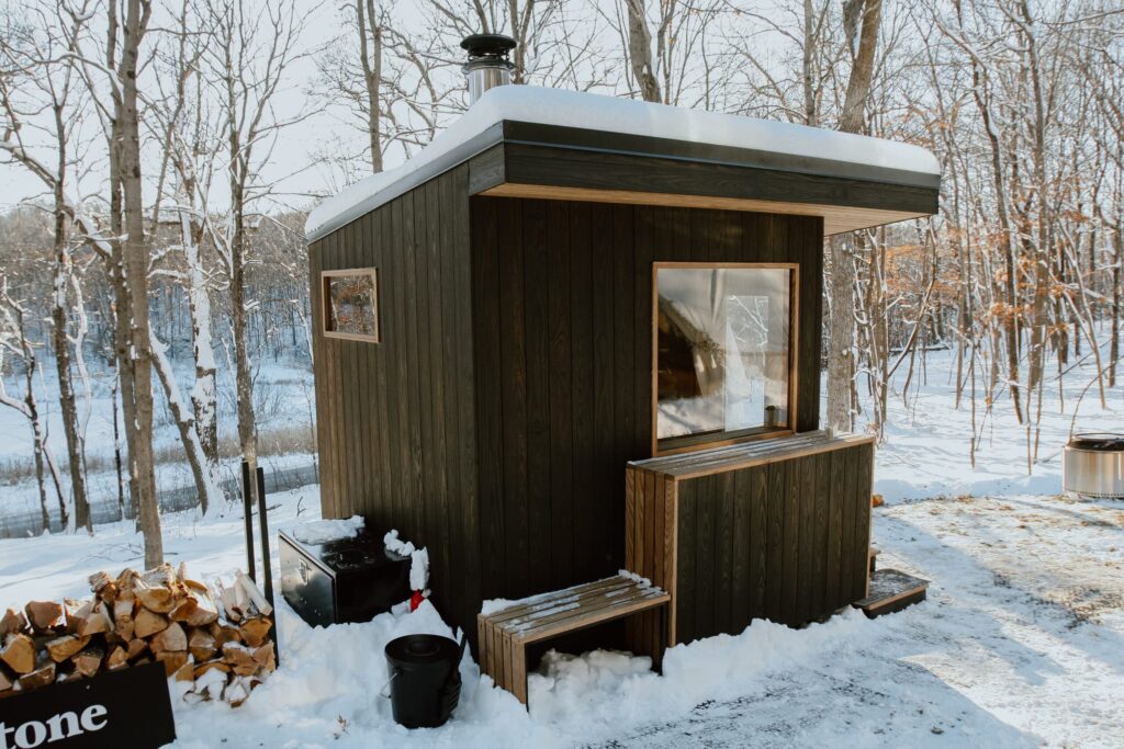 Custom Mobile Sauna by Cedar and Stone