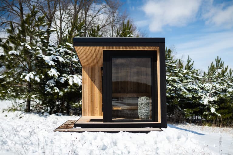 Build - Cedar and Stone Nordic Sauna