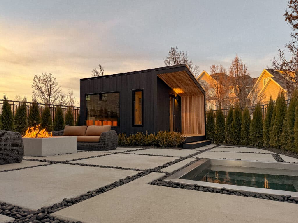 A Christmas Sauna Delivery in the Mountains